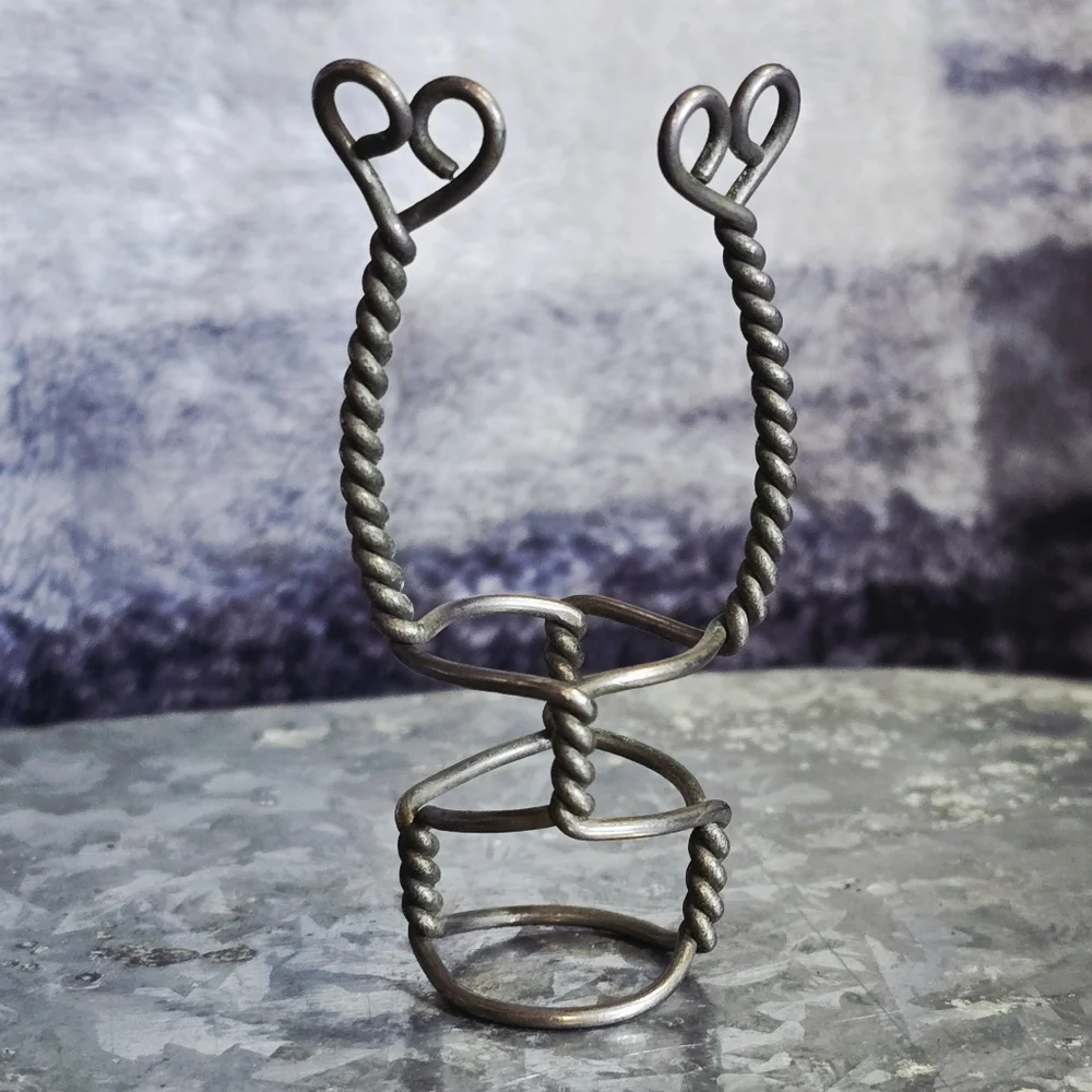 COMING SOON Vintage Twisted Wire Egg Holder / Egg Cup Stand Rustic Farmhouse Kit